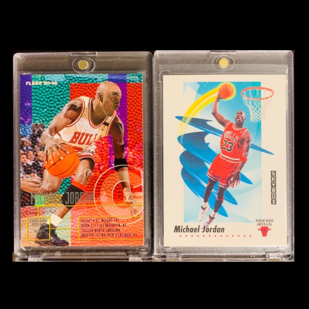 🔥MICHAEL JORDAN VINTAGE 90’s BASKETBALL CARDS - SHARP CARDS!! G.O.A.T